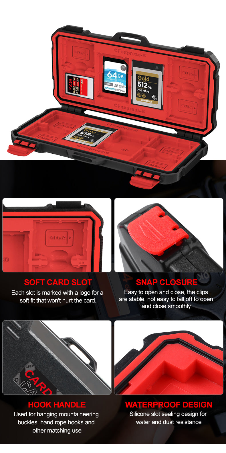 Lynca Memory Card Case-KH15C
