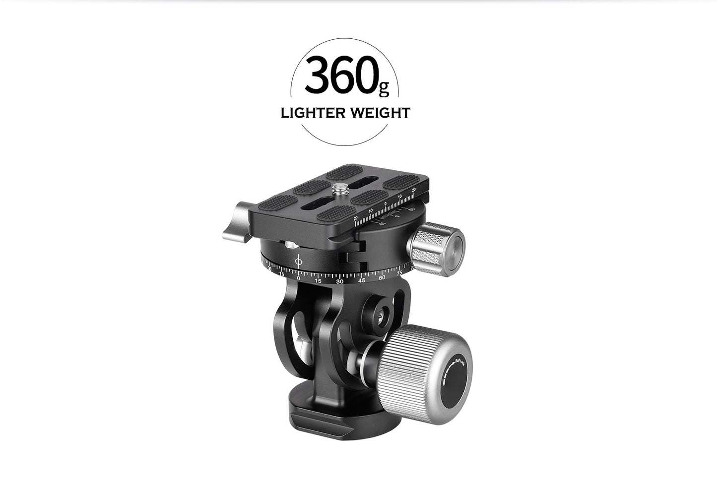 Leofoto VH-10 Aluminium Monopod Head