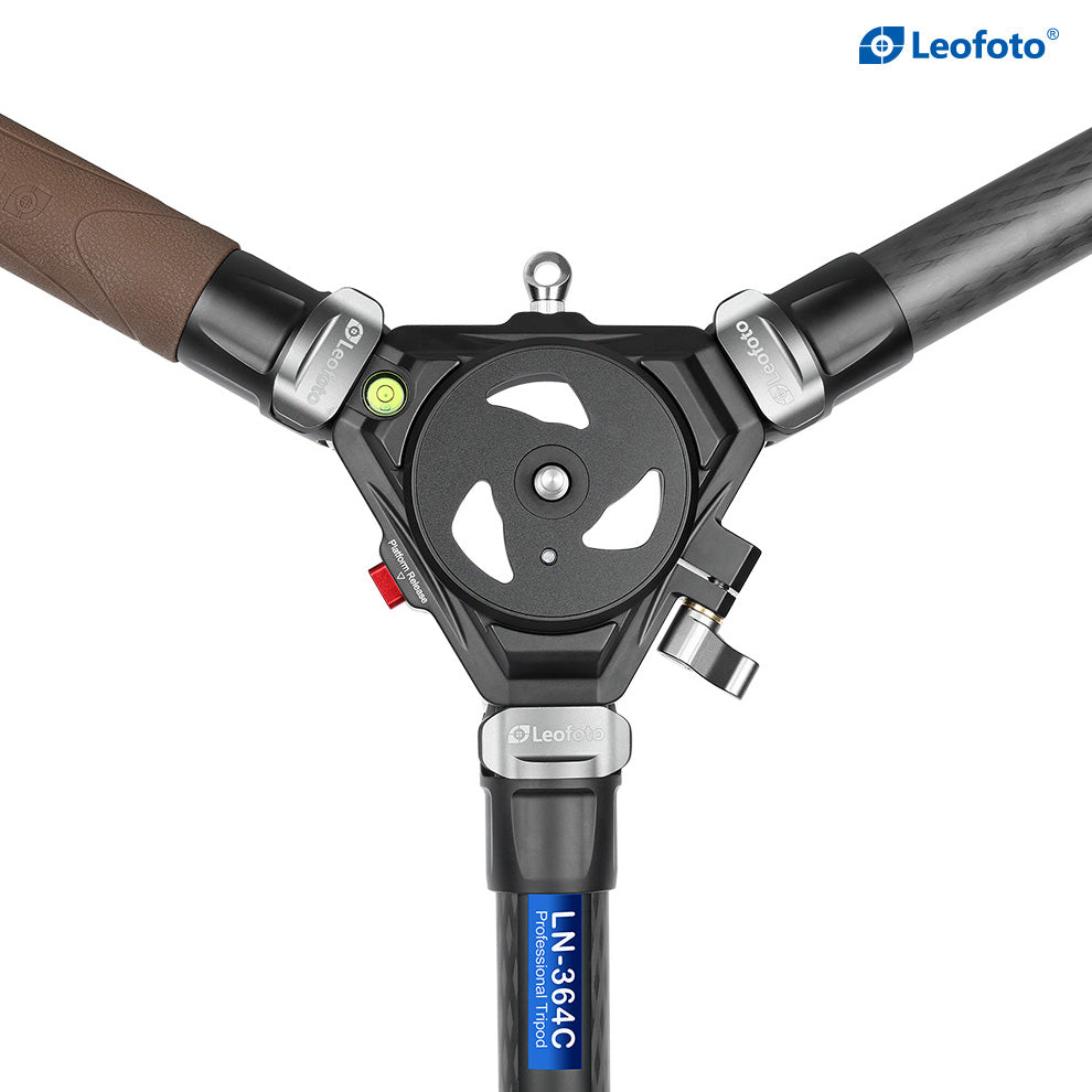 Leofoto LN-364C Heavy Duty Mountain Series Tripod with 75mm Video Bowl+Platform & Bag