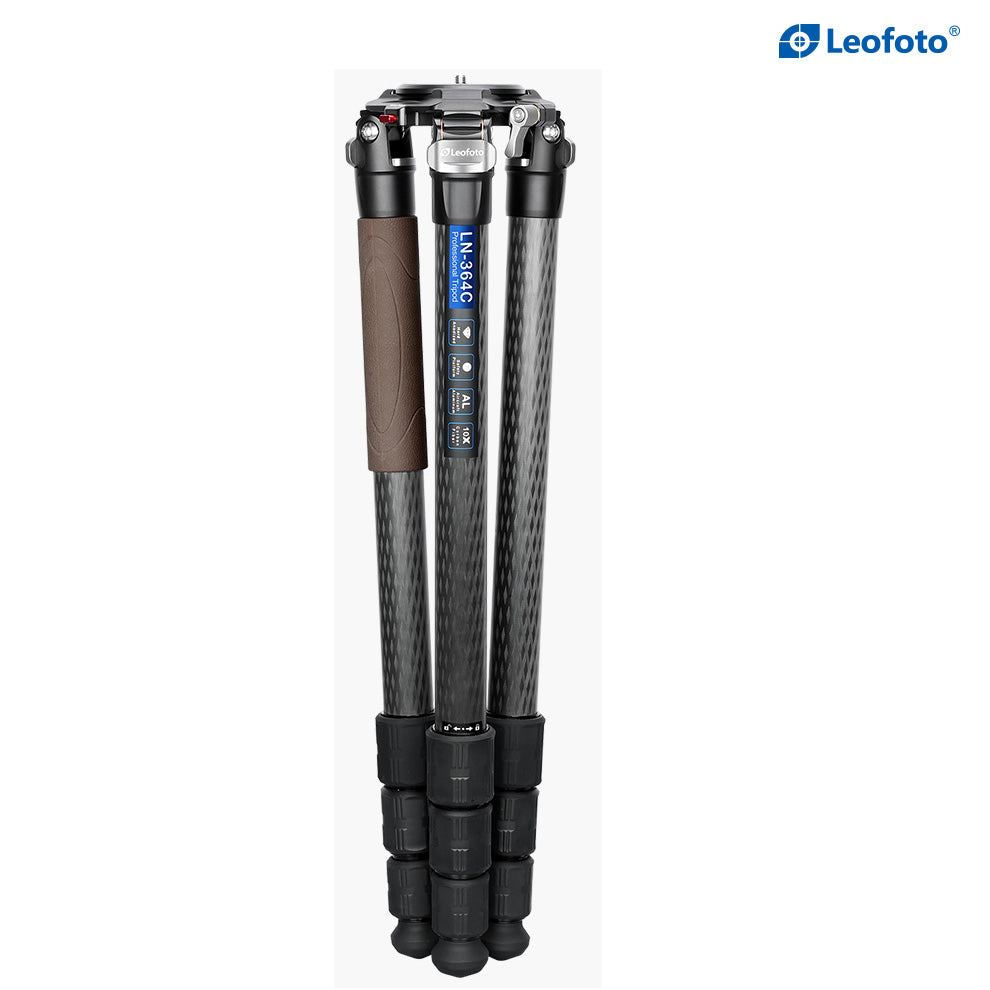Leofoto LN-364C Heavy Duty Mountain Series Tripod with 75mm Video Bowl+Platform & Bag