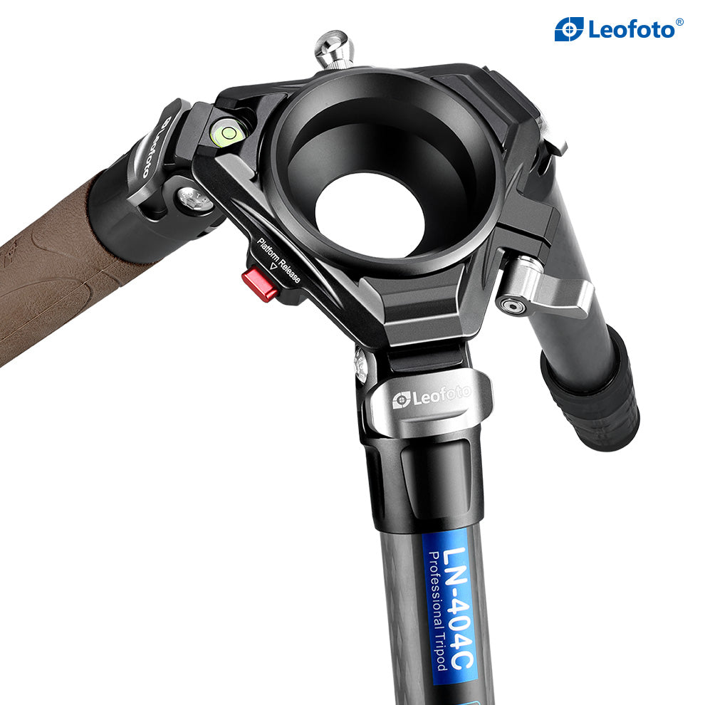 Leofoto LN-404C Heavy Duty Mountain Series Tripod with 100mm Bowl+Platform & Bag