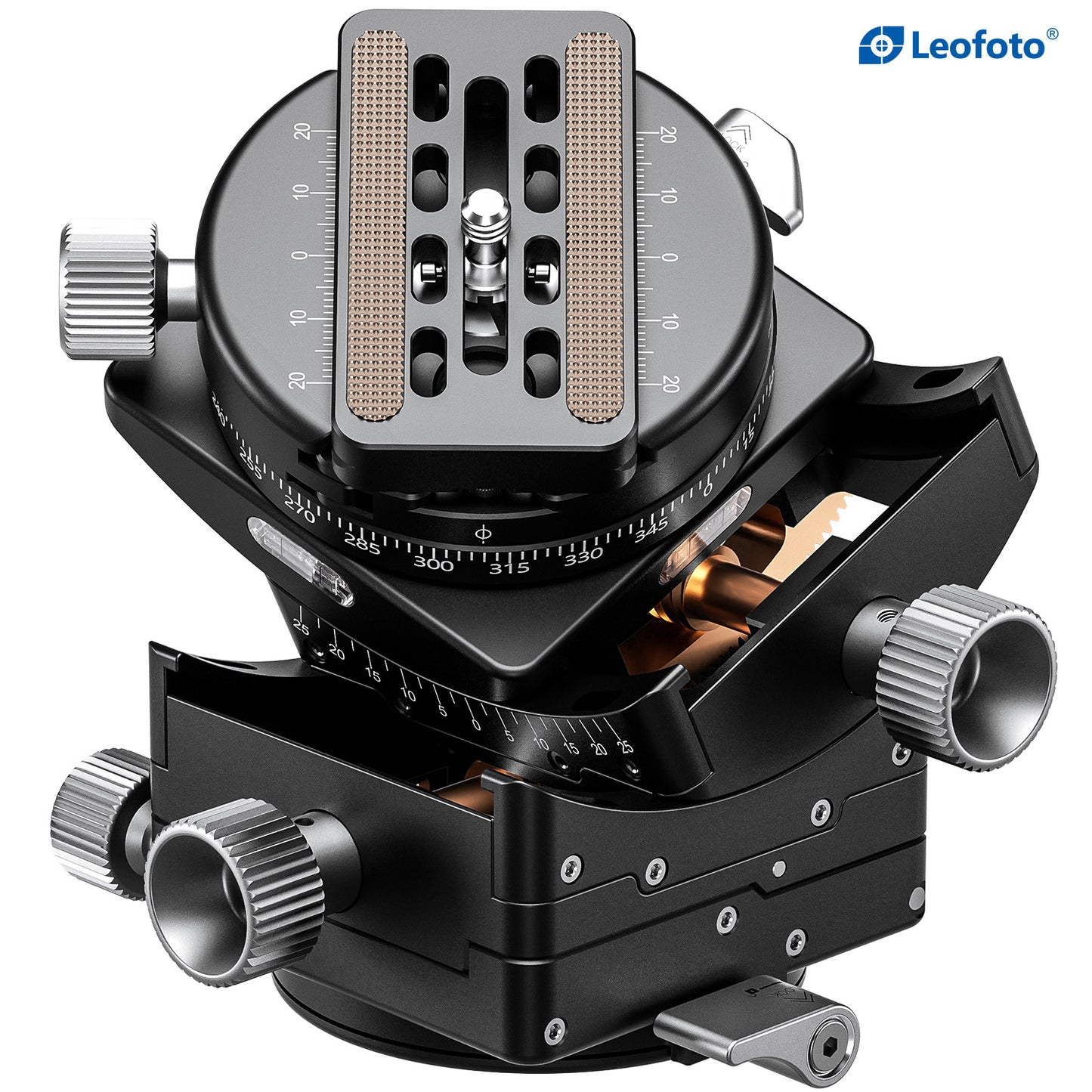Leofoto Geared Head G6+Plate QP-70N