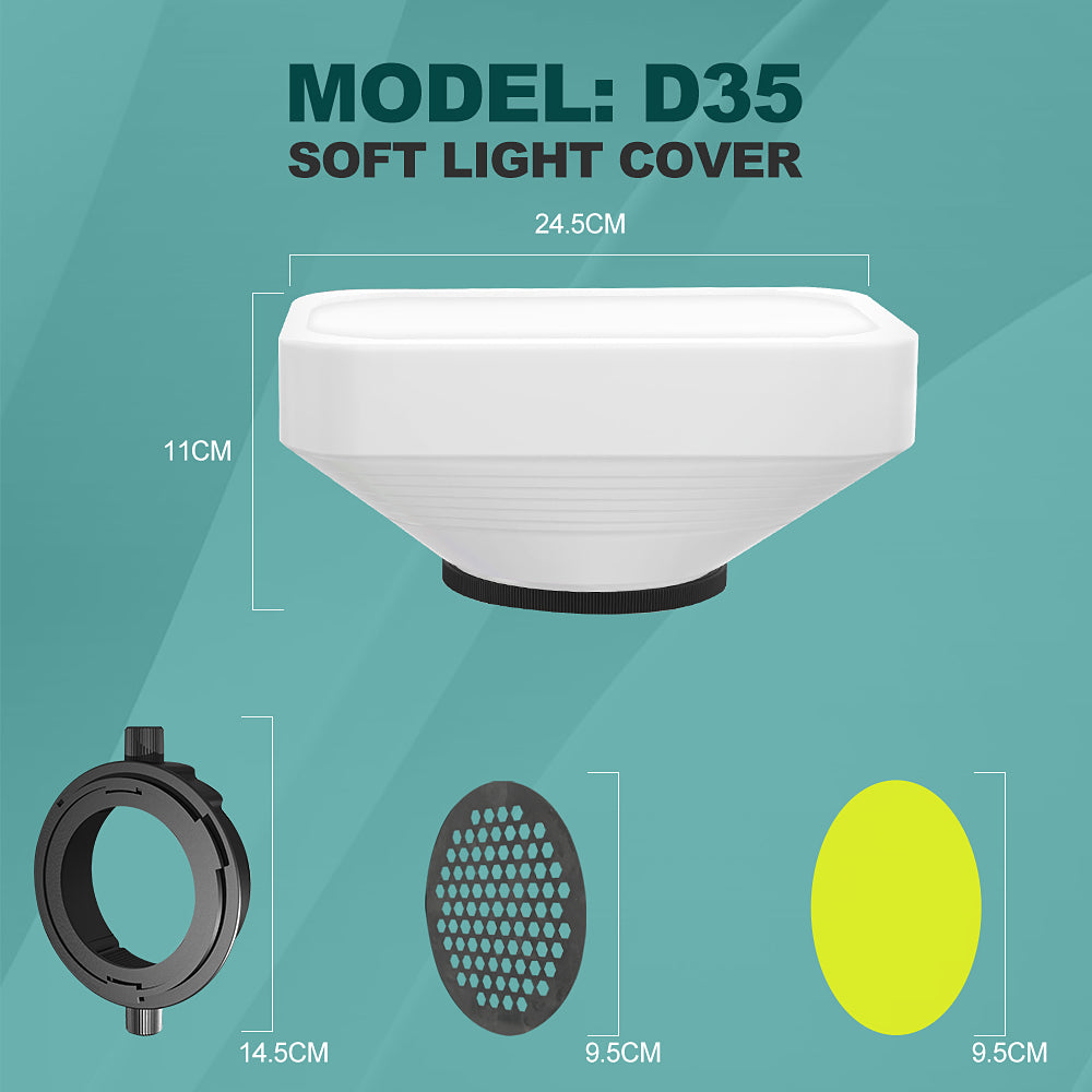 Photography Lighting Flash Diffuser D35
