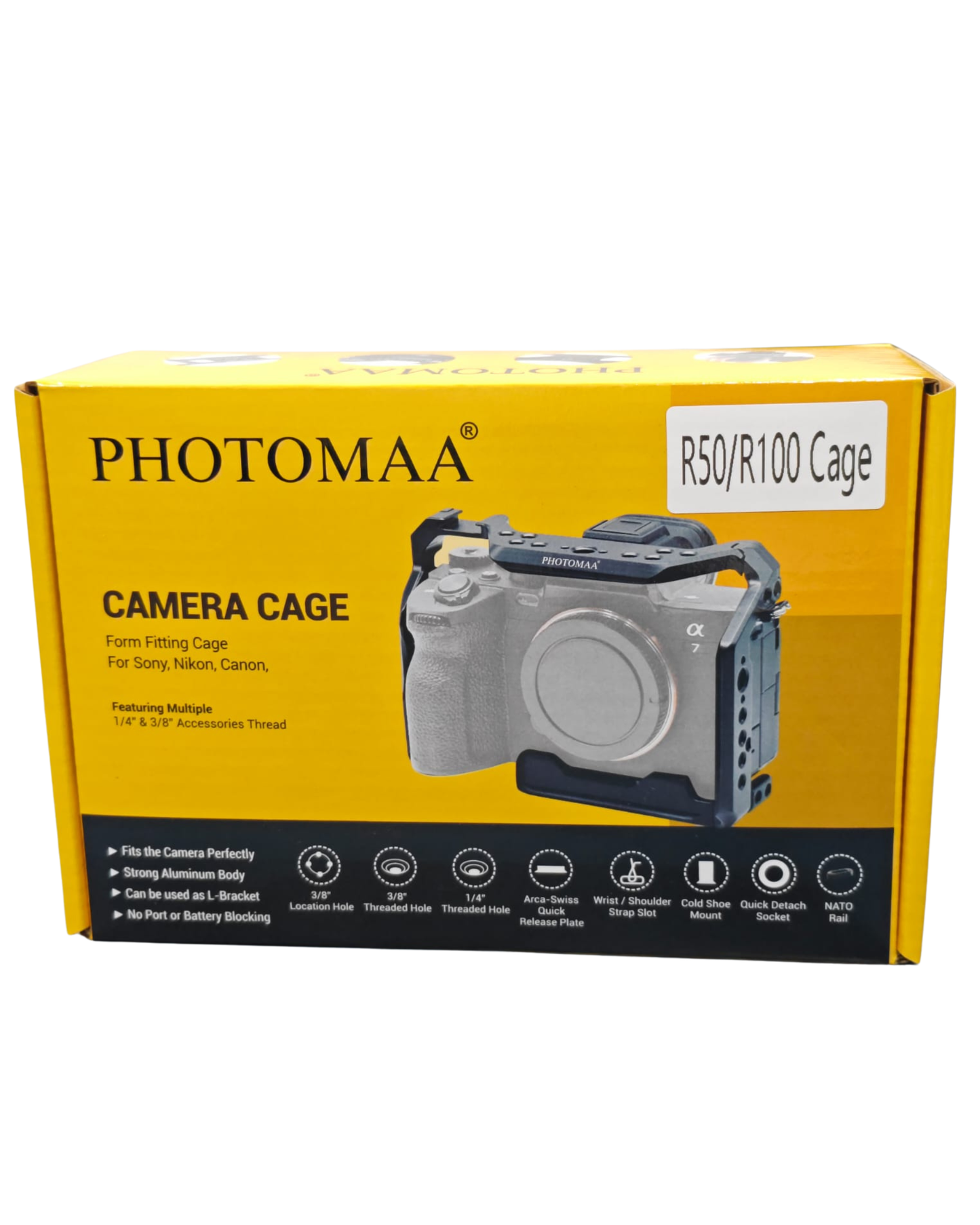 Photomaa Camera Cage for Canon EOS R50/R100