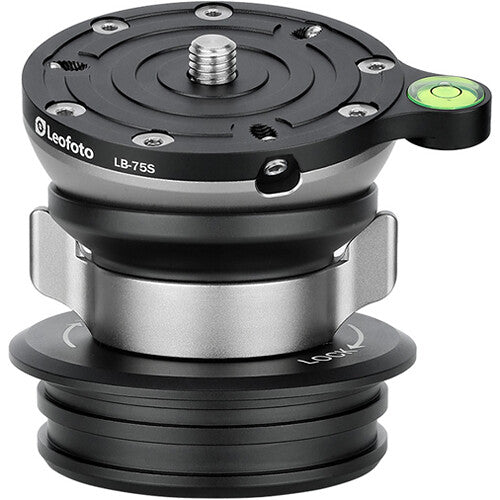 Leofoto LB - 75S Leveling Base with Bueerfly Handle with 81mm Plate LB - 75S - Shoot Bazaar