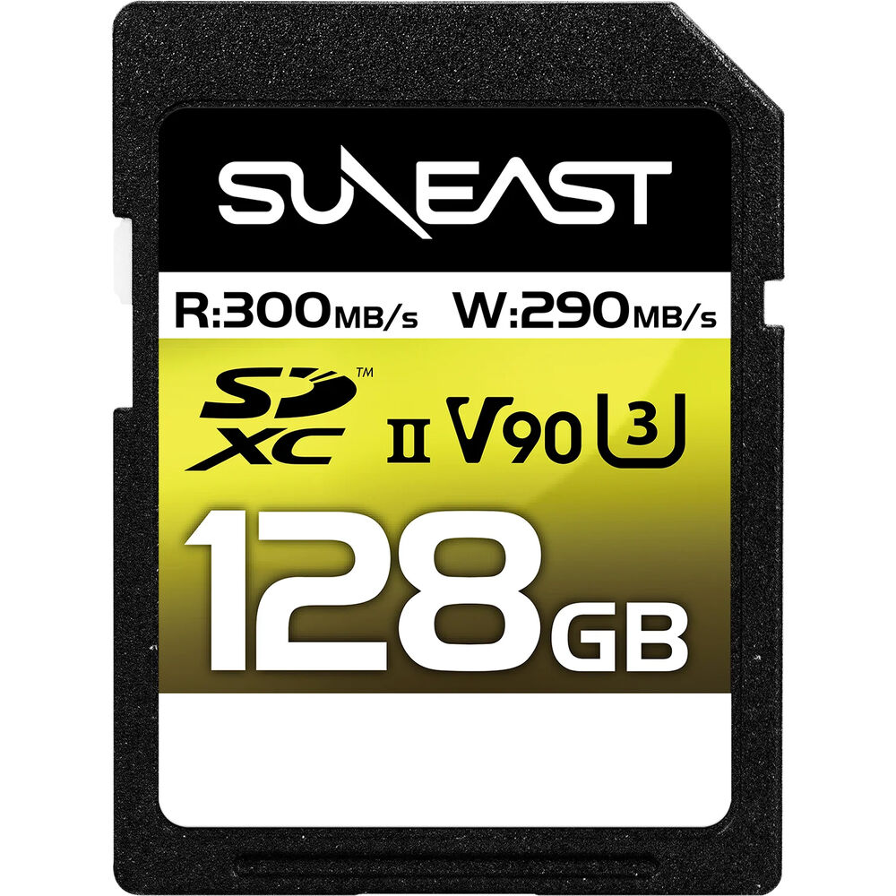 SUNEAST 128GB Ultimate Pro UHS-II SDXC Memory Card V90