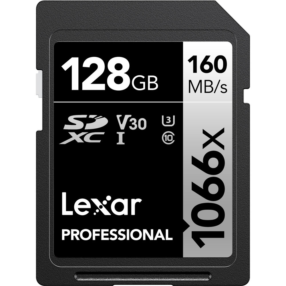 Lexar 128GB Professional 1066x UHS-I SDXC Memory Card