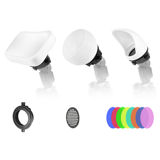 Photography Lighting Flash Diffuser Kit  D1235