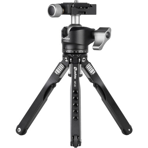Leofoto MT-03+LH-25 Mini Tripod with Mini Ball Head Kit and Pouch