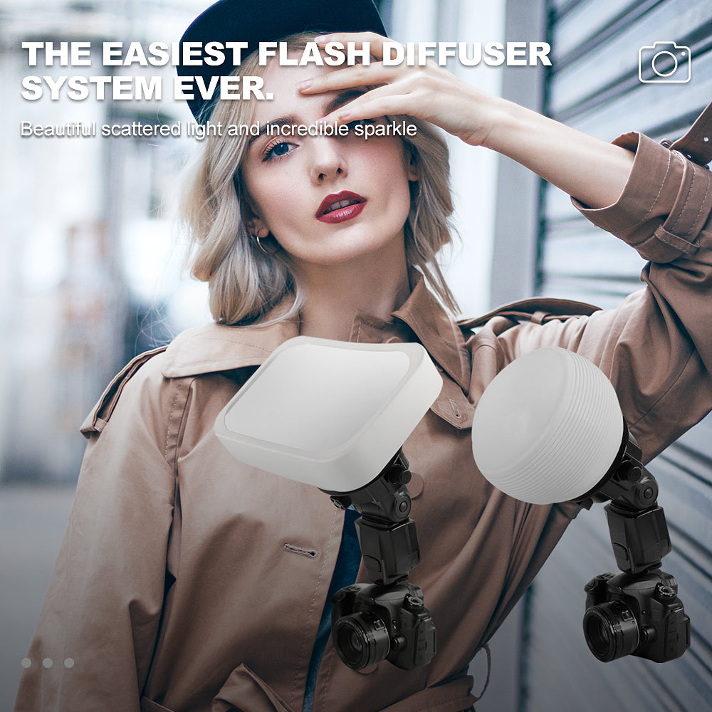 Photography Lighting Flash Diffuser Kit  D235