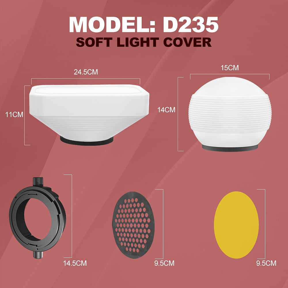 Photography Lighting Flash Diffuser Kit  D235