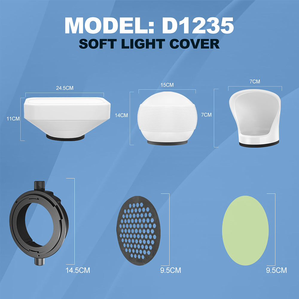 Photography Lighting Flash Diffuser Kit  D1235