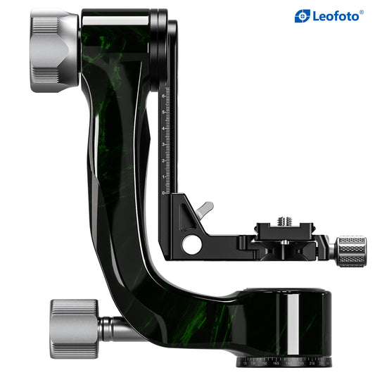 Leofoto Carbon Fiber Gimbal Head PG-3 Green