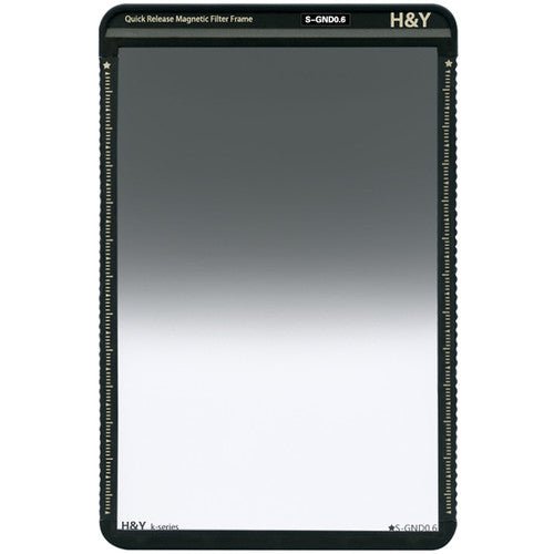 H&Y Filters 100 x 150mm K - Series Soft - Edge Graduated Neutral Density 0.6 Filter (2 Stops) w/Quick Release Magnetic Filter Frame - Shoot Bazaar