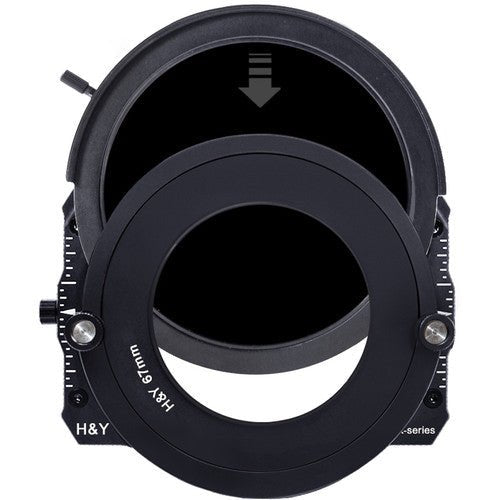 H&Y Filters Drop - In K - Series Neutral Density 0.9 and Circular Polarizer Filter (3 - Stop) - 95mm - Shoot Bazaar