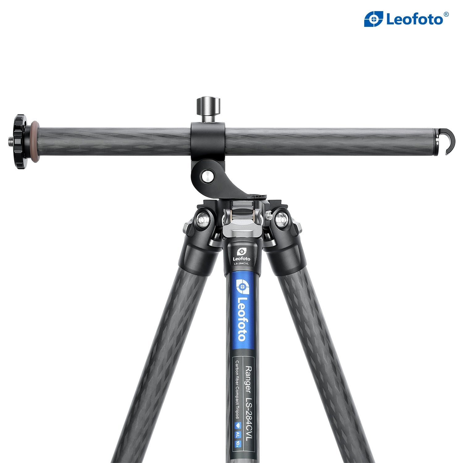 Leofoto ranger series LS - 284CVL carbon ﬁbre tripod with 360 rotaOng horizontal column - Shoot Bazaar