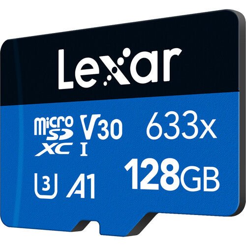 Lexar 128GB High - Performance 633x UHS - I microSDXC Memory Card with SD Adapter - Shoot Bazaar