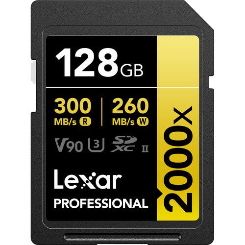 Lexar 128GB Professional 2000x UHS - II SDXC Memory Card - Shoot Bazaar