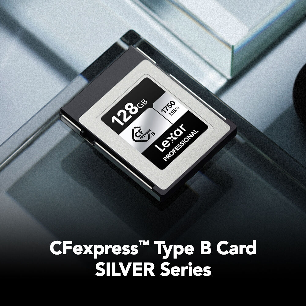 Lexar 128GB Professional CFexpress Type B Card SILVER Series - Shoot Bazaar