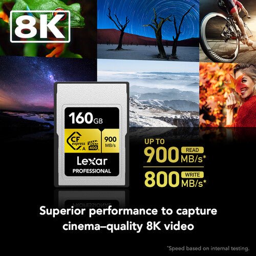 Lexar 160GB Professional CFexpress Type A Card GOLD Series - Shoot Bazaar