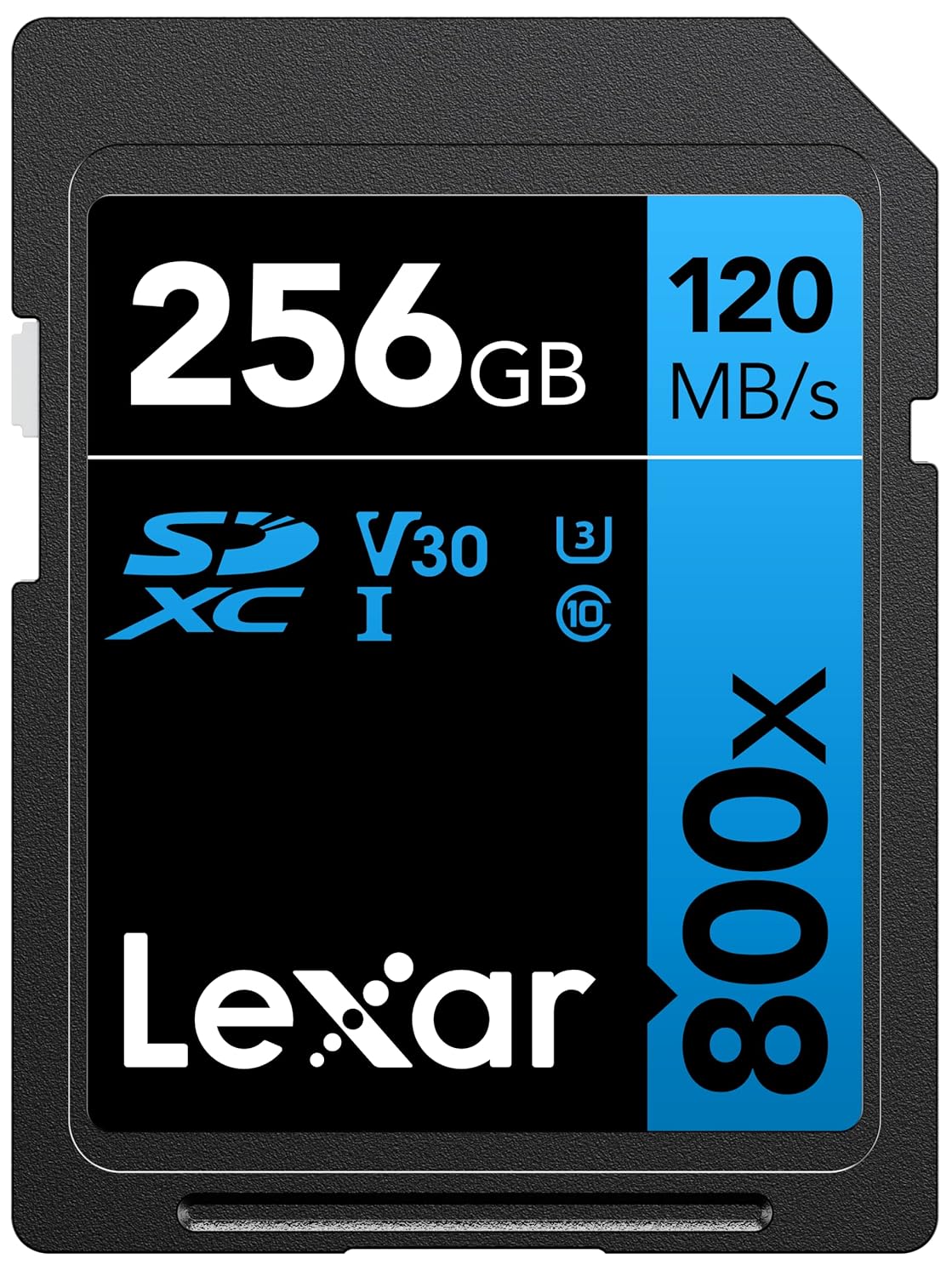 Lexar 256GB High - Performance 800x PRO UHS - I SDXC Memory Card C10, U3, V30, Full - HD & 4K Video, Up to 120MB/s Read, for Point - and - Shoot Camera - Shoot Bazaar