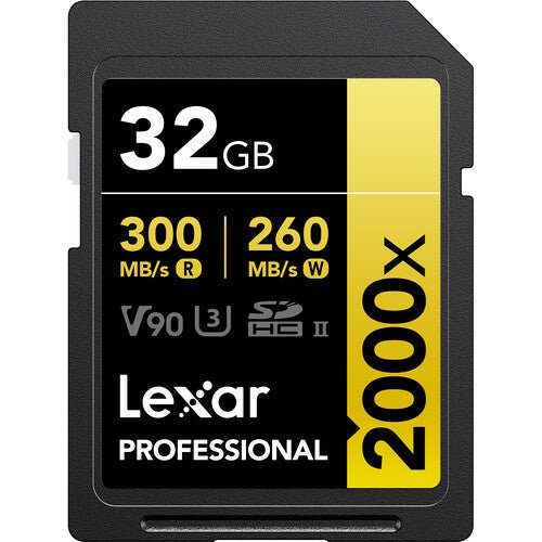 Lexar 32GB Professional 2000x UHS - II SDHC Memory Card - Shoot Bazaar