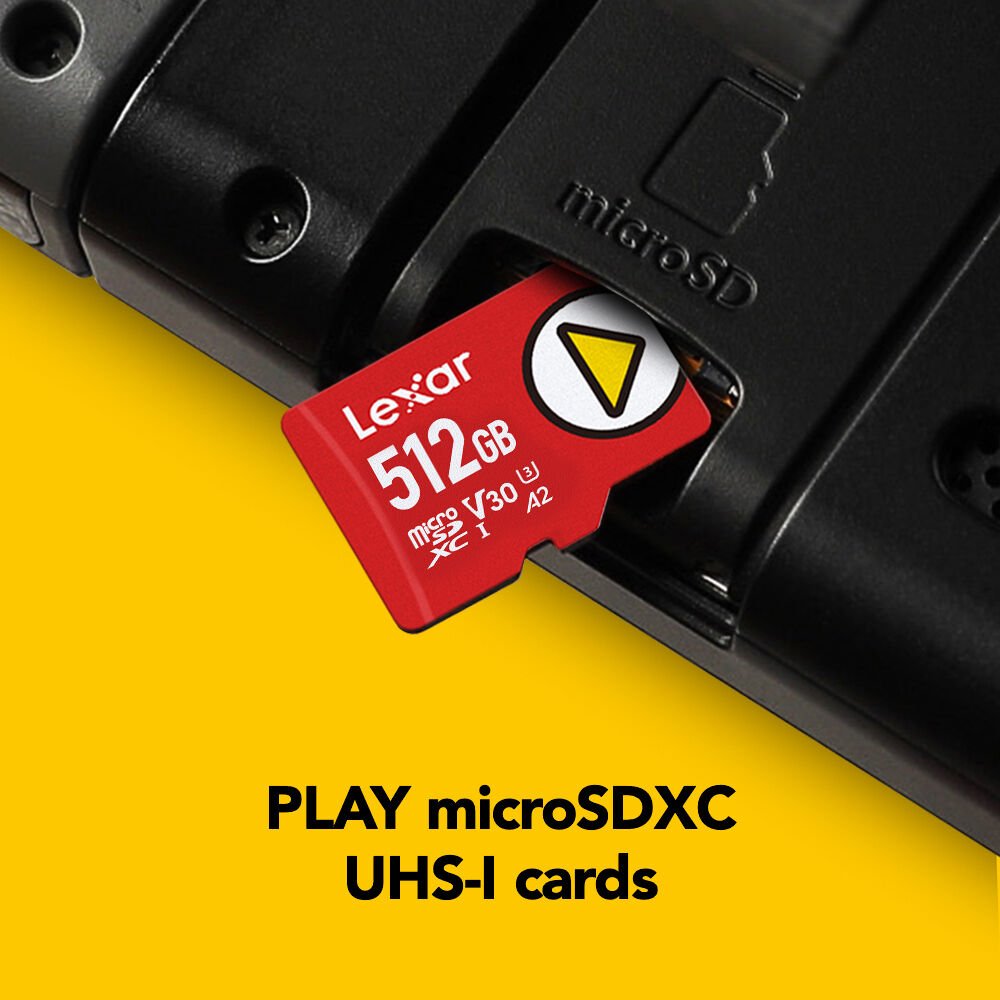 Lexar 512GB PLAY UHS - I microSDXC Memory Card - Shoot Bazaar