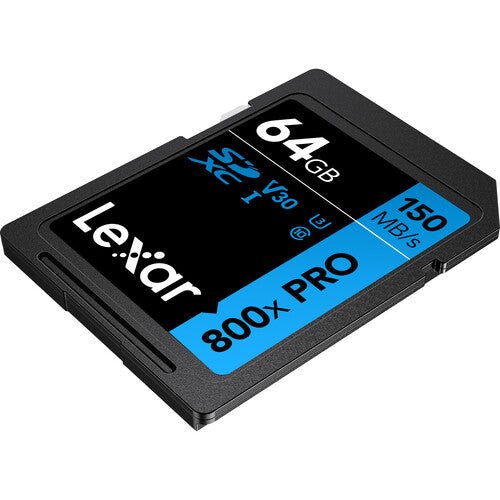 Lexar 64GB High - Performance 800x PRO UHS - I SDXC Memory Card (BLUE Series) - Shoot Bazaar