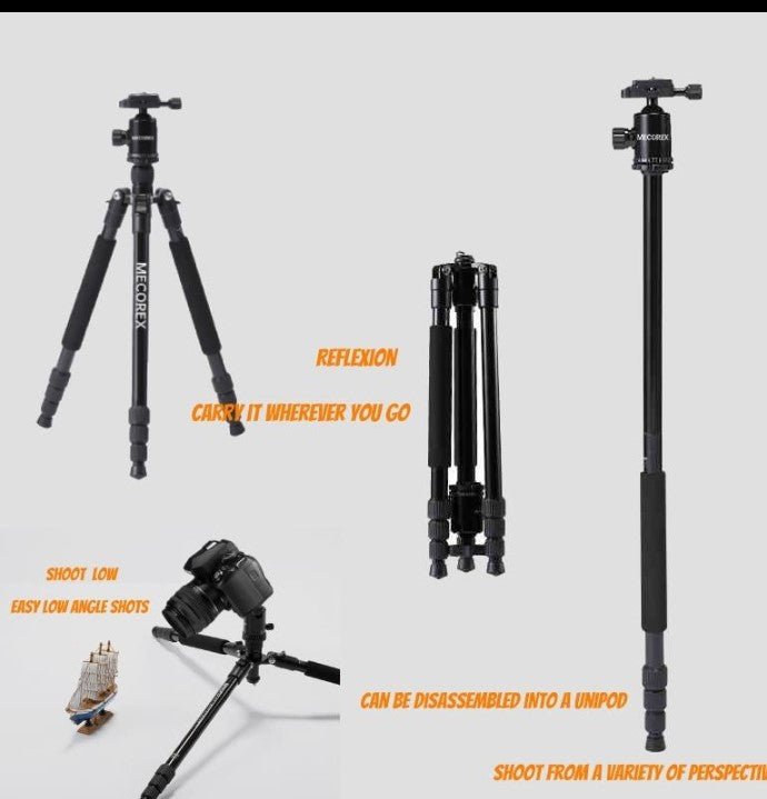 Mecorex A2004 Alumminium Tripod - Shoot Bazaar