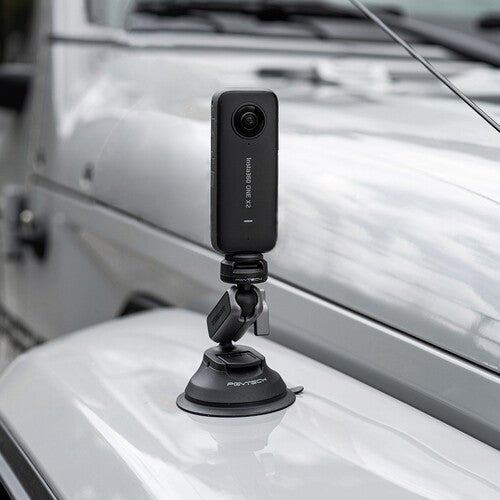 PGYTECH Action Camera Suction Cup Mount with CapLock Ball Head - Shoot Bazaar