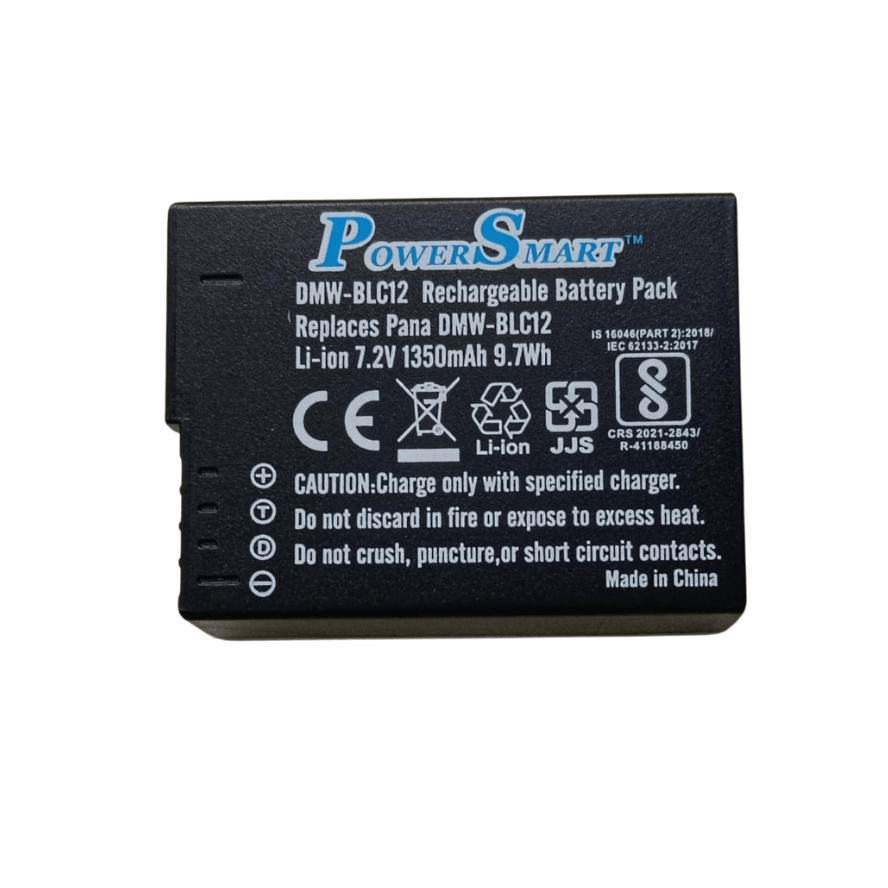 Powersmart DMW - BLC12 Lithium - Ion Battery Pack (7.2V, 1350mAh 9.7Wh) - Shoot Bazaar