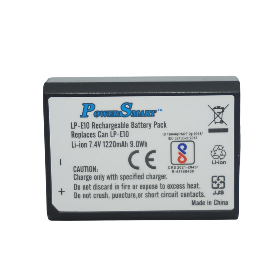 Powersmart LP - E10 Lithium - Ion Battery Pack (7.4V, 1220mAh,9.0Wh) - Shoot Bazaar