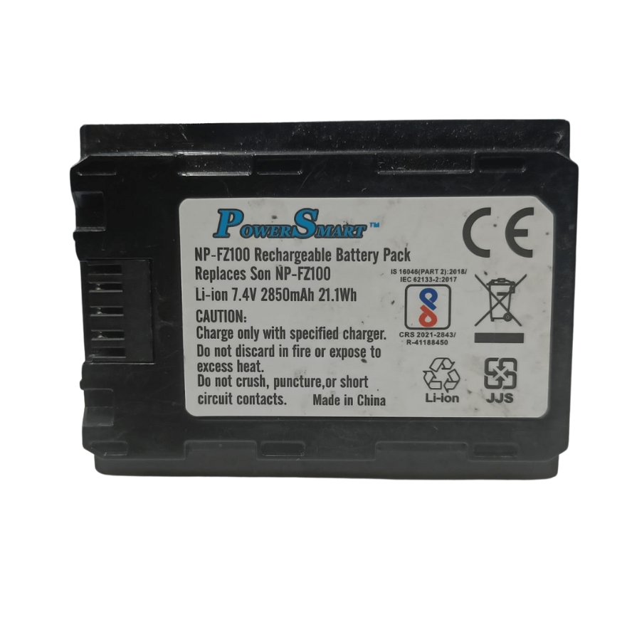 Powersmart NP - FZ100 V Lithium - Ion Battery Pack (7.4V, 2850mAh, 21.1Wh) - Shoot Bazaar