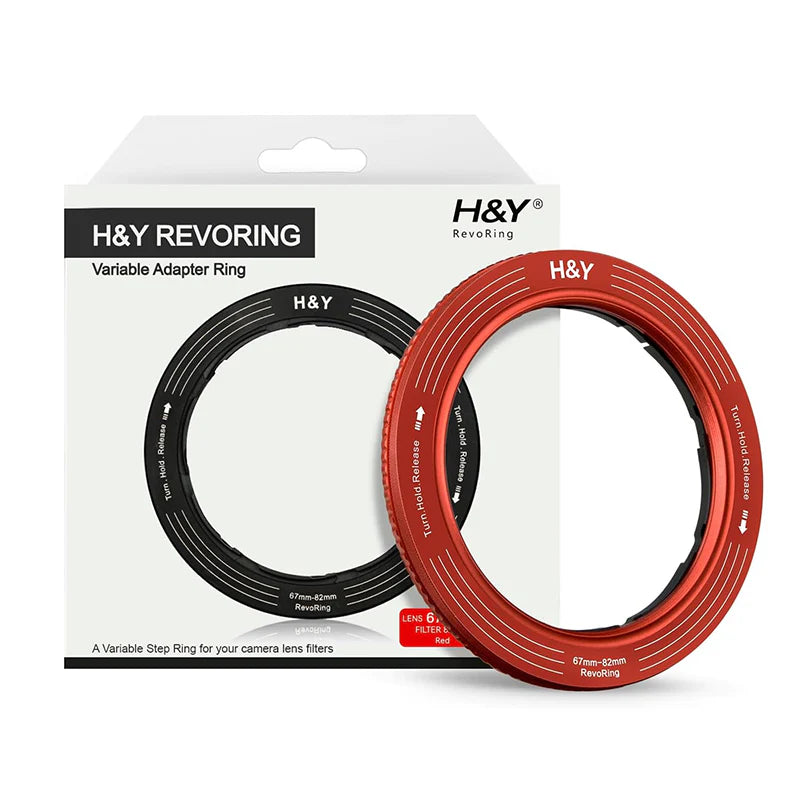 H&Y Filters RevoRing Variable Adapter (Red, 67-82mm)