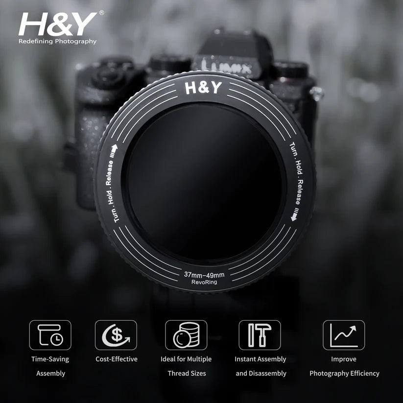 H&Y Filters RevoRing Variable Adapter (Red, 67-82mm)